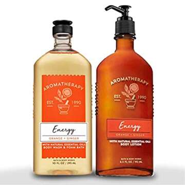 Energizing Orange & Ginger Body Lotion & Wash Duo