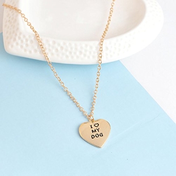 Meiligo® Best Friends Heart Necklace & Key Chain Set