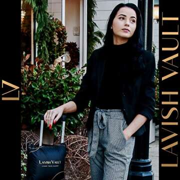 LavishVault Plush Fleece Airplane Travel Blanket - Compact Comfort for Every Journey