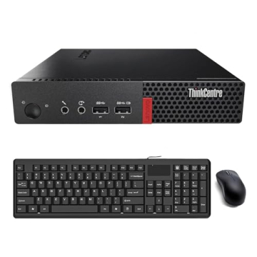 Lenovo ThinkCentre M710Q Mini Tiny Business Desktop PC, Windows 11 Pro, Core 6100, 16GB RAM, 256GB S...