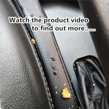 2 Pack Car Seat Gap Filler Organizer, Universal Storage Pocket Box for SUV, Truck,Rv to Fill the Gap between Seat & Console Leather Black Crevice Plug Blocker EX-5SGFO-2B (16.93 x 1.46 x 2.17 inches)