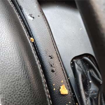 2 Pack Car Seat Gap Filler Organizer, Universal Storage Pocket Box for SUV, Truck,Rv to Fill the Gap between Seat & Console Leather Black Crevice Plug Blocker EX-5SGFO-2B (16.93 x 1.46 x 2.17 inches)