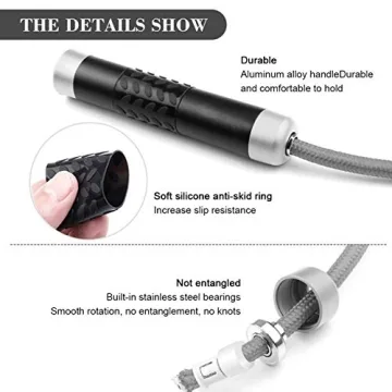 Durable Redify Weighted Jump Rope for All Fitness Levels
