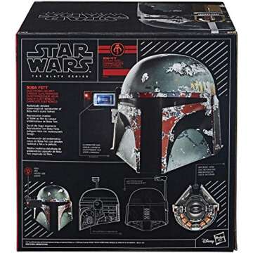 Premium Boba Fett Helmet with Lights & HUD for Fans