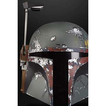 Premium Boba Fett Helmet with Lights & HUD for Fans