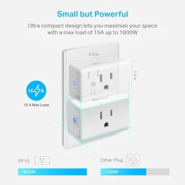 Kasa Smart Plug Ultra Mini: Easy Voice Control & Scheduling