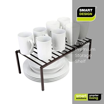 Smart Design Premium Cabinet Storage Shelf Rack for Kitchen