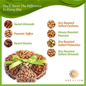 Nut Haven Gourmet Nut Gift Basket for All Occasions