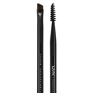 NYX Pro Dual Brow Brush for Precision Eyebrow Styling