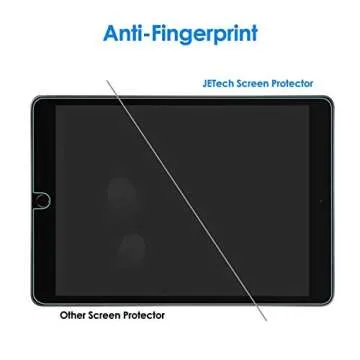 JETech Screen Protector for iPad (10.2-Inch, 2021/2020/2019 Model, 9/8/7 Generation), Tempered Glass Film, 1-Pack