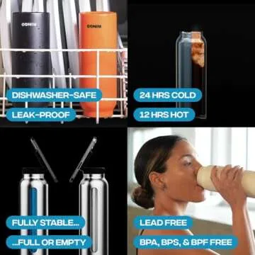 Ringo Insulated Water Bottle with Magnetic Phone Holder