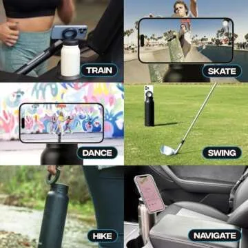 Ringo Insulated Water Bottle with Magnetic Phone Holder