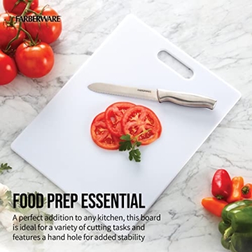 Farberware Large Cutting Board - Lightweight & Easy Clean
