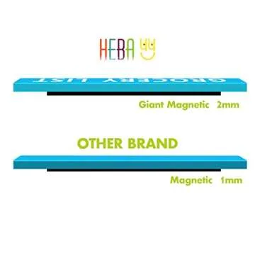 Premium 90-Page Magnetic Grocery List Organizer