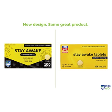 Rite Aid Caffeine Tablets 200mg - Energy & Alertness Aid