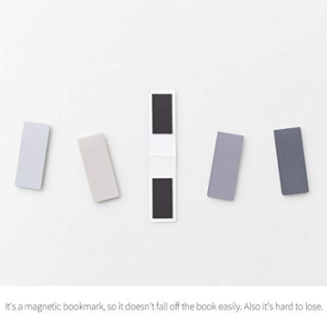 Stylish Monolike Magnetic Bookmarks Ocean Set of 5