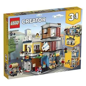 LEGO Creator 3 in 1 Townhouse Pet Shop & Café Building Set
