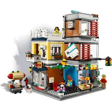 LEGO Creator 3 in 1 Townhouse Pet Shop & Café Building Set