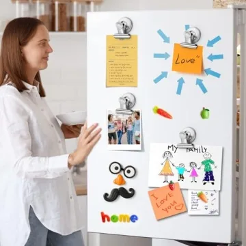 Stylish 24-Pack Magnetic Clips for Organizing Home & Office