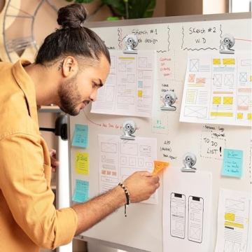 Stylish 24-Pack Magnetic Clips for Organizing Home & Office