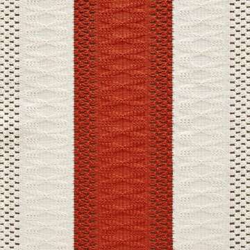 ZeeMart Macrame Style Bicolor Stitching Table Runner, 14 x 72 Inch Orange/Ivory, Boho Burnt Orange Fall Table Runners 72 Inches Long, Farmhouse Woven Fall Home Decor