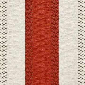 ZeeMart 14x72 Macrame Table Runner in Orange and Ivory