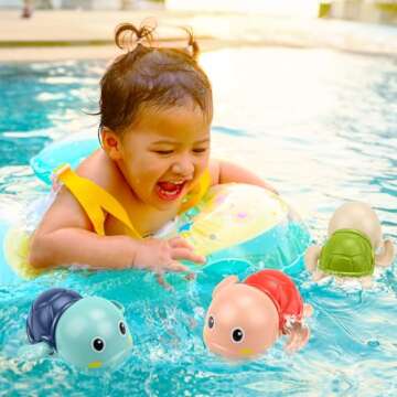 Swimming Turtle Bath Toys - Fun Water Play for Toddlers