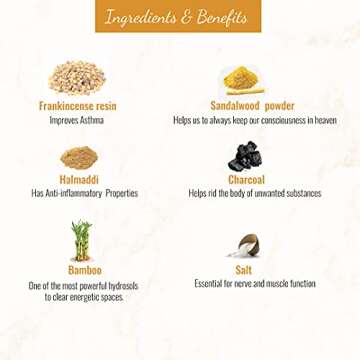 Soul Sticks Aztec Cinnamon Resin Incense Sticks Hand Rolled Artisan Resin 6pcs Perfect for Yoga Medi...