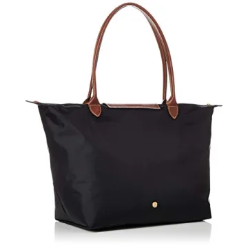 Longchamp 1899 089 Tote Bag - Chic Black Nylon/Leather