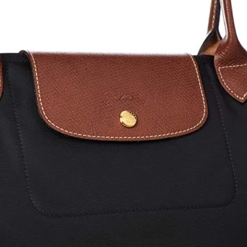 Longchamp 1899 089 Tote Bag - Chic Black Nylon/Leather