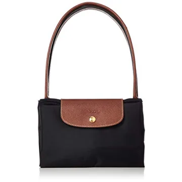 Longchamp 1899 089 Tote Bag - Chic Black Nylon/Leather