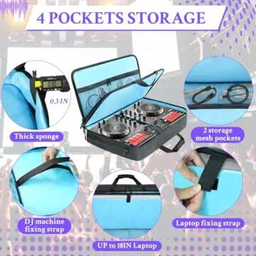 Durable ORKELS DJ Controller Bag for All DJ Equipment