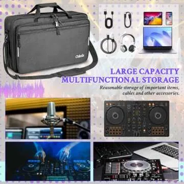 Durable ORKELS DJ Controller Bag for All DJ Equipment