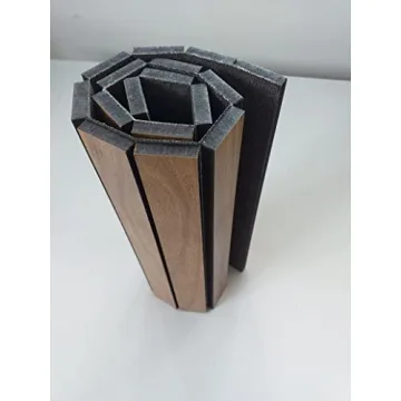 ESTELA Foldable Sofa Arm Tray Wooden Flexible Non Slip Protector Universal Drink Couch Cup Side Holder Meaningfull Housewarming & Wedding Gifts