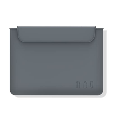 FERYES Silicone Makeup Bag, Premium Travel Toiletry Bag for Women, Easy Carry Cosmetic Bag for Makeu...