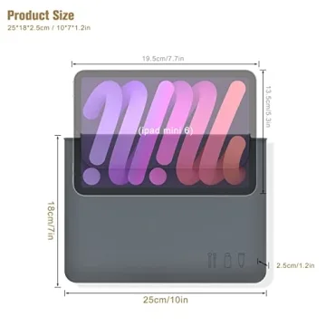 FERYES Silicone Makeup Bag, Premium Travel Toiletry Bag for Women, Easy Carry Cosmetic Bag for Makeup, Beauty Tools, and Brushes - Grey