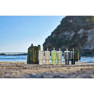 Stanley Quencher H2.0 Tumbler with Straw 30 oz | Flowstate 3-Position Lid | Cup Holder Compatible for Travel | Insulated Stainless Steel Cup | BPA-Free | Citron