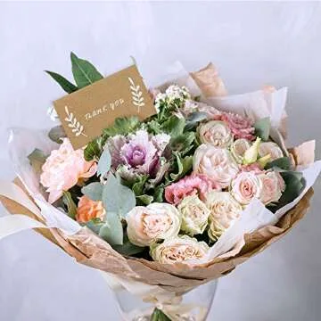 Supla 100 Pcs Rustic Kraft Place Cards for Events