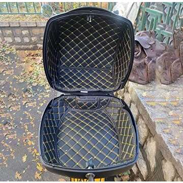 PRO-KODASKIN For Vespa GTS300 GTS 300 Rear Tail Box Pad Cargo Trunk Luggage Box Inner Container Tail Case Liner Sprint Primavera Storage Bag Protector (Upper+Bottom)