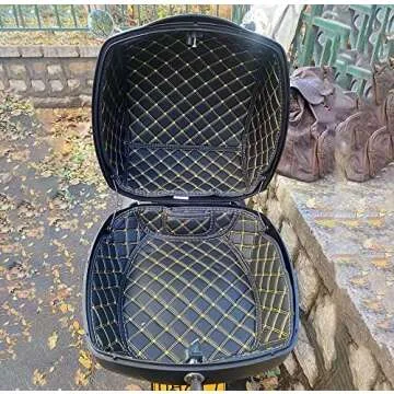 PRO-KODASKIN For Vespa GTS300 GTS 300 Rear Tail Box Pad Cargo Trunk Luggage Box Inner Container Tail Case Liner Sprint Primavera Storage Bag Protector (Upper+Bottom)