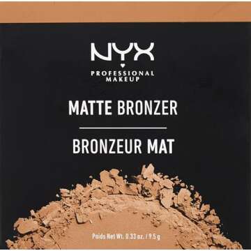 NYX PROFESSIONAL MAKEUP Matte Bronzer, Deep Tan