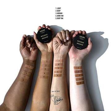 NYX PROFESSIONAL MAKEUP Matte Bronzer, Deep Tan