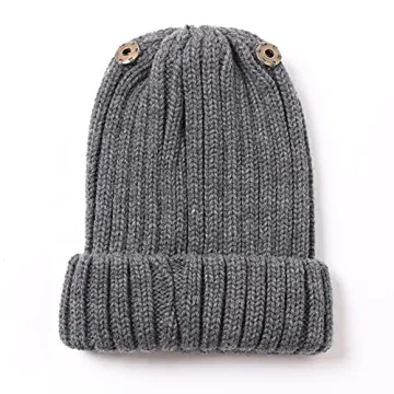 Stylish Roniky Winter Hat with Satin Lining and Pom Poms