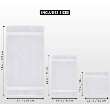 Utopia Towels 8-Piece Soft Cotton Towel Set for Luxury in Every Use