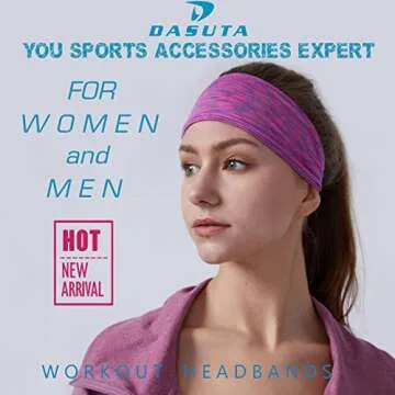 DASUTA Workout Headbands for Stylish Fitness Comfort