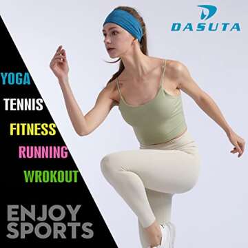 DASUTA Workout Headbands for Stylish Fitness Comfort