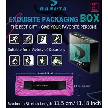 DASUTA Workout Headbands for Stylish Fitness Comfort