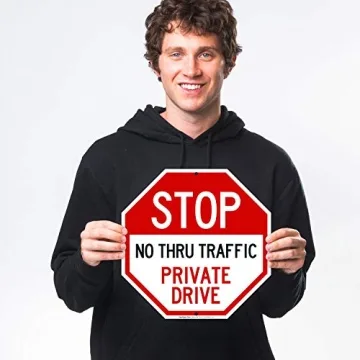 Sigo Signs Private Drive Sign, Durable and Fade-Resistant