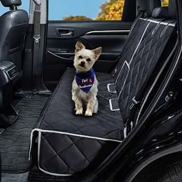 Petalage Dog Car Seat Cover - Waterproof, Heavy-Duty & Nonslip Protector for Cars, Trucks & SUVs