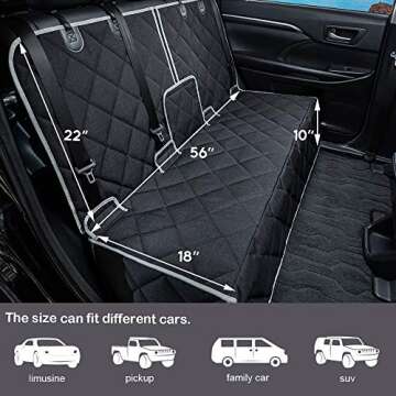 Petalage Dog Car Seat Cover Waterproof Heavy-Duty Protector